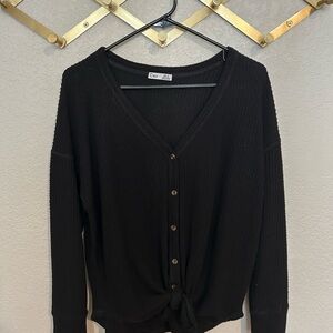 Dex Black Button Down Shirt